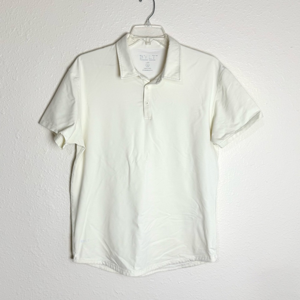 BYLT Premium Basics Polo Drop-Cut: LUX Polo shirt sz XL